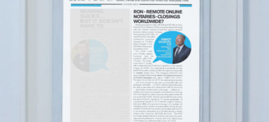 RON – Remote Online Notaries-Closings Worldwide?